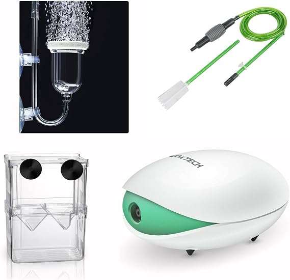 boxtech Small Aquarium Bubbler and Clean Kit