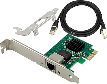 PCIe 3.1 2.5GBase-T Network Adapter with Intel I225-V / I226-V 2500/1000/100Mbps PCI Express Gigabit Ethernet NIC Card RJ45 LAN Controller for Windows 10/11 with Low Profile Bracket