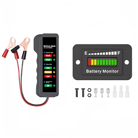 LED Battery Indicator + Battery and Altemator Tester