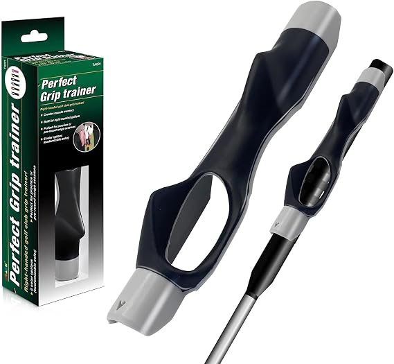 HRUIYL Golf Grip Trainer Training Aid to Improve Proper Hand Position, Build Muscle Memory & Swing Consistency, Ideal for Beginner and Intermediate Golfers