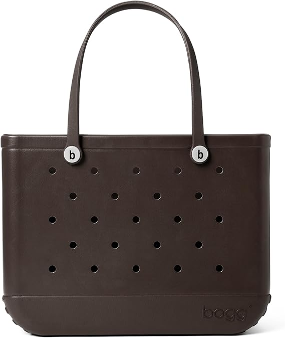 BOGG BAG - Original, Extra Large Tote Bag - Espresso Yo'self - 19in L x 9in W x 14in H - Lightweight, Washable, Durable - All Purpose EVA - for Beach, Pool, Boat, Work, Sports