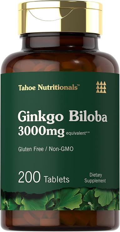 Carlyle Ginkgo Biloba | 200 Vegetarian Tablets | Extra Strength