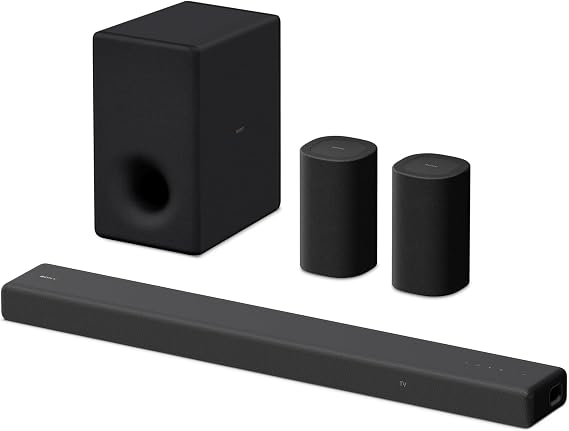 Sony HT-A3000 3.1ch Dolby Atmos Sound Bar Bundle with SA-SW3 Wireless Subwoofer and BRAVIA Theater Rear 8 SA-RS8 Wireless Speakers