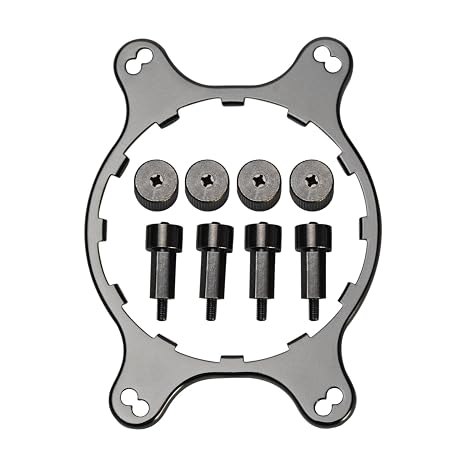 AM4 Retention Bracket Coolers,CPU Cooler Fan Bracket Heatsink Holder Mounting Bracket Kit CPU Fan Bracket Radiator Mount Back Plate Computer for AM4