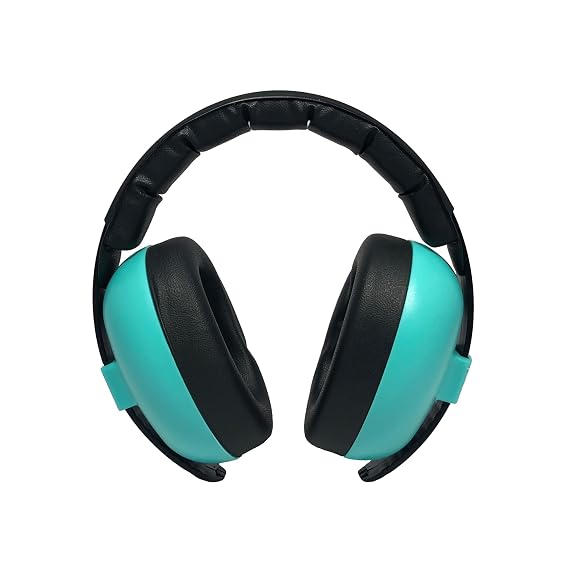 BANZ Baby Hearing Protection Earmuffs - Solids - Lagoon, 0-2 Years