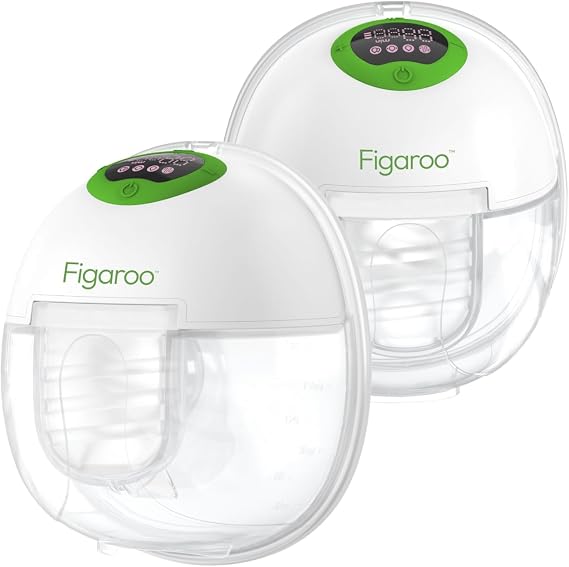 S12 Hands-Free Wearable Breast Pump, 12 Suction Levels, 2-Pack