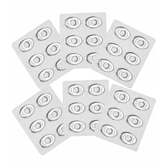 6 Sheets 36PCS Silicone Round Cushion Pads Clear Bunion Protector Pads Waterproof Gel Callus Pads