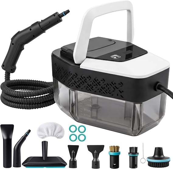 5ive Handheld Pressurized Steam Cleaner, 2500W Multi Surface Steamer