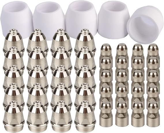 P80 Plasma Cutter Nozzle Electrodes Consumables 1.3 Tip 60A Set of 45