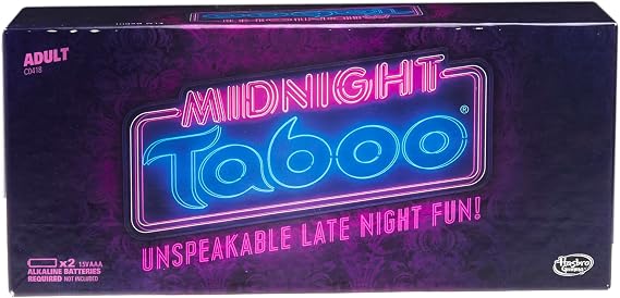 Hasbro Gaming Midnight Taboo Game, Board Game for Adults, Fun and Hilarious Adult Party Game, Game of Unspeakable Late-Night Fun