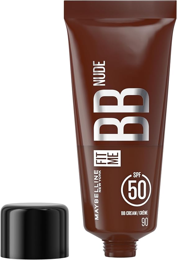Maybelline Fit Me BB Cream Nude SPF 50 & Niacinamide Dewy Shade 90
