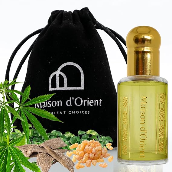 Dark Magic 12 mL Perfume Oil for Women and Men in Traditional Attar Style Cologne. Great Gift Party Favor and Body Oil Alcohol Free, Long Lasting Oil,