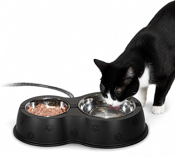 K&H Heated Water Bowl, Thermo-Kitty Cafe Feral Cat Feeding, Safety Listed