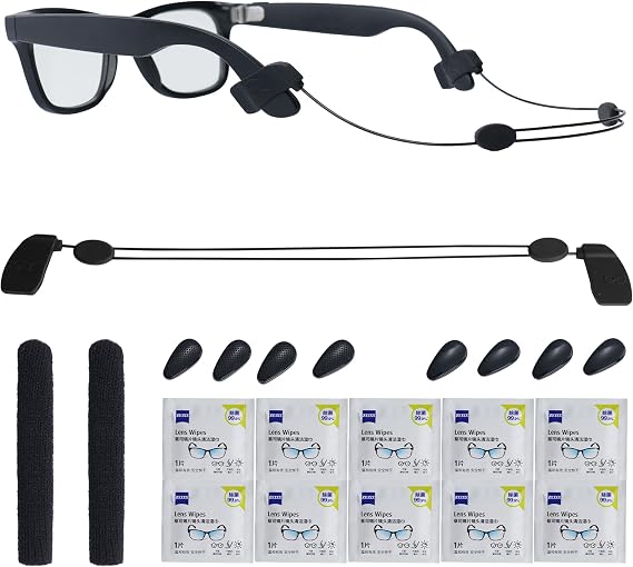 HIBLOKS Smart Glasses Accessories Kit for Ray-Ban Meta & Oakley Meta HSTN