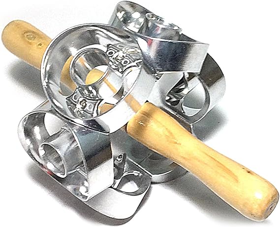 Doughnut Cutter Roller, Donut Cookie Cutter, Doughnut Mould Cutter, Stainless Steel Pastry Cutter, Pastry Cutters for Baking Roller, Kitchen Cooking