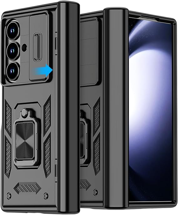 AICase for Samsung Galaxy Z Fold 7 Case [Heavy Duty Protective][Camera Lens Cover][Hinge Protection][360Ring Magnetic Kickstand] Rugged Shockproof 360 Full Protective Phone Cover for ZFold 7 2025_2
