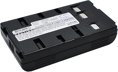 6v Compatible with Battery JVC BN-V140U, BN-V14U, BN-V18 GR-M44, GR-M4U, GR-M5, GR-M5EG, GR-M5U, GR-M7, GR-M7PRO, GR-M7U, GR-S90S, GR-S95