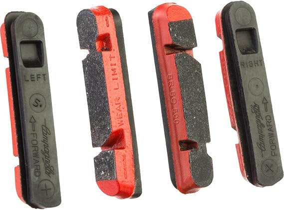 Campagnolo, BR-BO500, Brake Pad Inserts, For carbon rims, Box of 4
