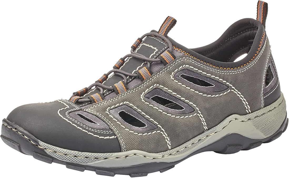 Rieker Men Lace-Up Shoes 08065, Men´s Comfort Shoes