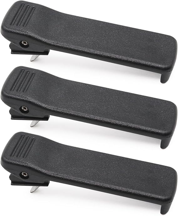 3Pcs HLN8255 HLN8255B Belt Clip Compatible for Motorola DP1400 DEP450 PR400 CP200 CP200D CP200XLS CP040 CP140 CP150 GP3688 EP450 PMNN4251 NNTN4497 NNTN4970 NNTN4851