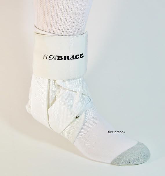 Ankle Brace Support (White, X-Large)