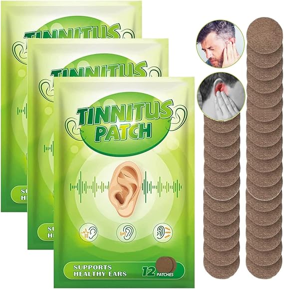 Tinnitus Patches for Ringing Ears,Ear Patch Natural Formula for Earaches (36 Patches)