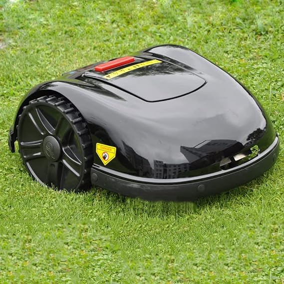 Robot lawn mower, automatic charging robot lawn mower, suitable for lawn up to 3600 square meters, mowing width 28cm, APP control, 12 language options, anti-theft, overload protection, pressu
