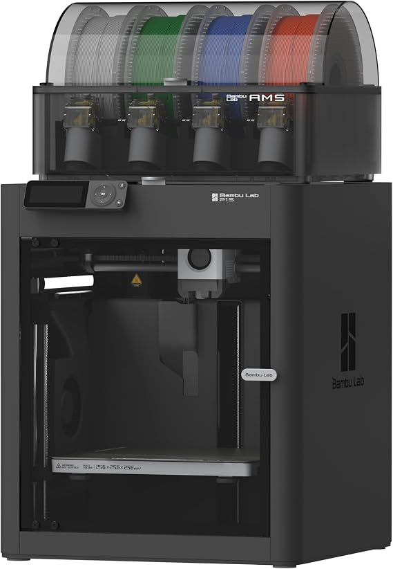 Bambu Lab P1S Combo, P1S 3D Printer and AMS, Multi-Color 3D Printing