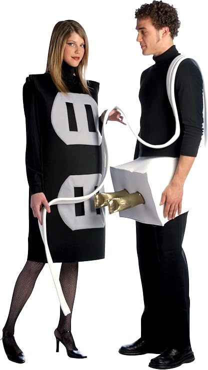 Rasta Imposta Plug and Socket Costume Couple Set - One Size Fits Most Adults