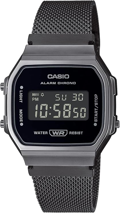 Casio Digital Watch Vintage Series A168 Men's Women's Kids International Model Parallel Import, Bracelet Type
