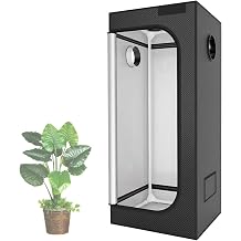 Complete Hydroponics Grow Tent Kit with Dimmable Full Spectrum LED Lamp