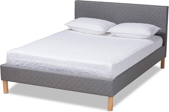 Baxton Studio Beds (Platform), King, Gray