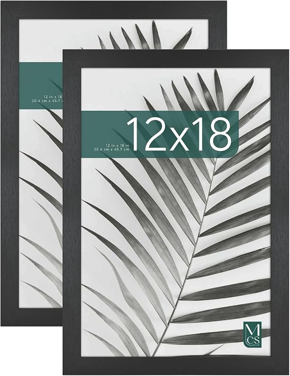 MCS Studio Gallery Frame Black Woodgrain, 2-Pack