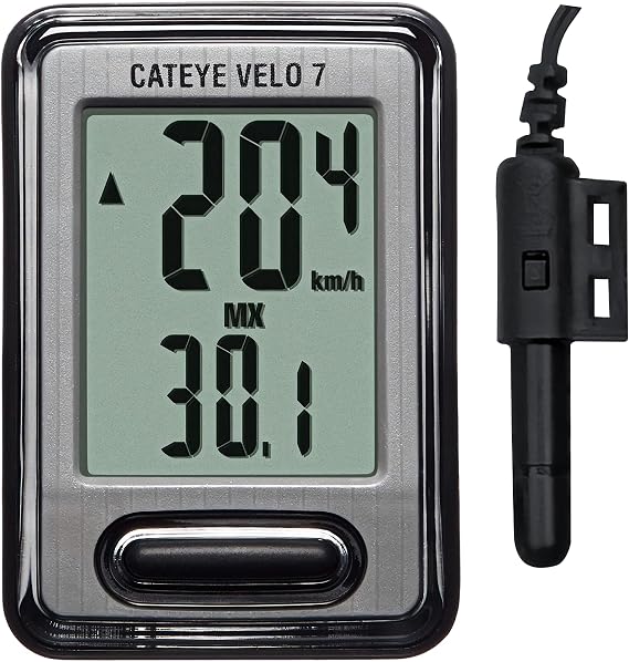 CATEYE Wired Bike Computer | Entry-Level Speedometer and Odometer, Perfect for Beginner Cyclists, Auto Start/Stop, Easy Setup for Road, MTB, Gravel Bikes