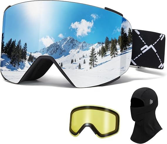 Ski Goggles Anti Fog YH693C OTG Magnetic Snow/Snowboard Goggles