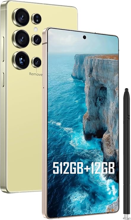 I25 Ultra 12GB + 512GB Unlocked Phone 6.9" FHD+ 5G 8000mAh Battery Gold