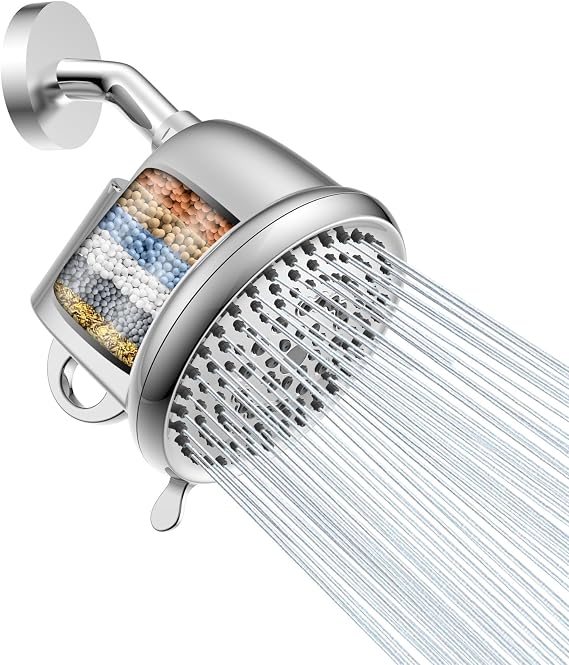 PWERAN Filtered Shower Head COMBO High Pressure 8 Modes