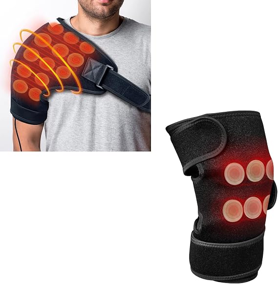 UTK Natural Jade Far Infrared Heating Pad for Knee & Heating Pad for Neck and Shoulder