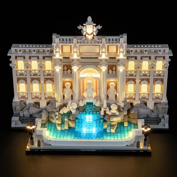 BRIKSMAX 2.0 Light Kit for Lego Trevi Fountain -Innovative Led Lighting Compatible with Lego Architecture 21062 - Not Included Lego Set