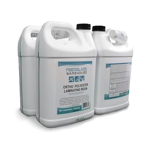 Fiberglass Warehouse Polyester Laminating Resin Marine Grade 4 Gallon