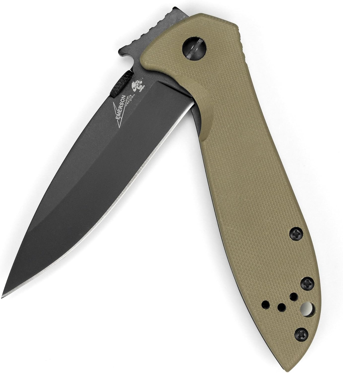 Kershaw Emerson CQC-4K Folding Pocket Knife, One Size 6054BRNBLK