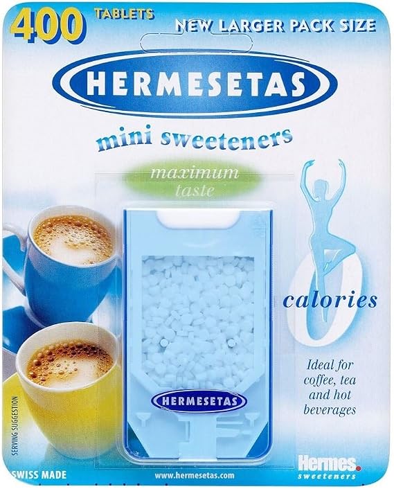 Hermesetas Mini Sweeteners (400 per Pack) - Pack of 6