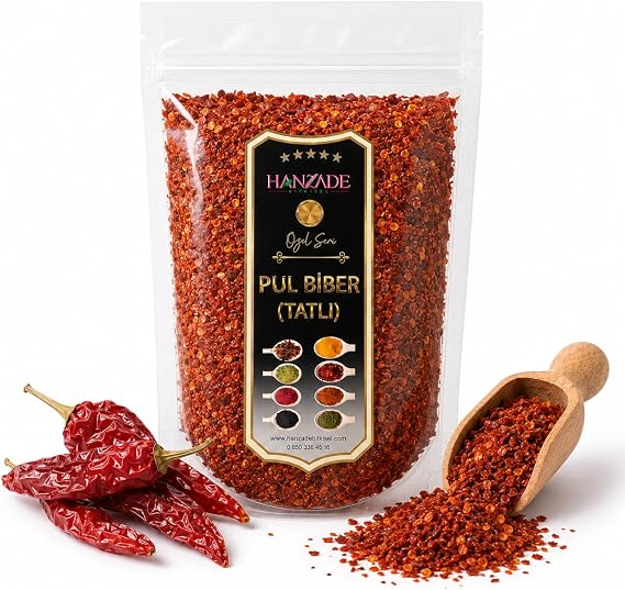 Hanzade Bitkisel Tatlı Pul Biber 250 Gr