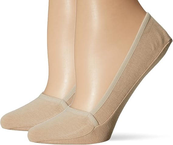 Peds Women's Unseen Low Cut No Show Socks with Gel Tab, 4-Pairs
