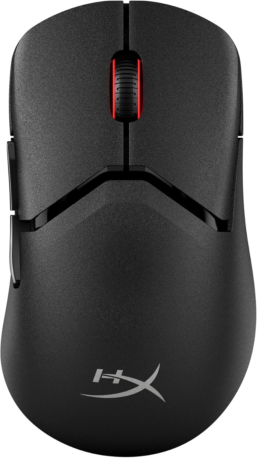 HyperX Pulsefire Saga Pro Wireless Gaming Mouse | Modular Shell Design | Pro-Grade 4k Polling Rate | Lightweight| Long battery life Optical Switches | Black