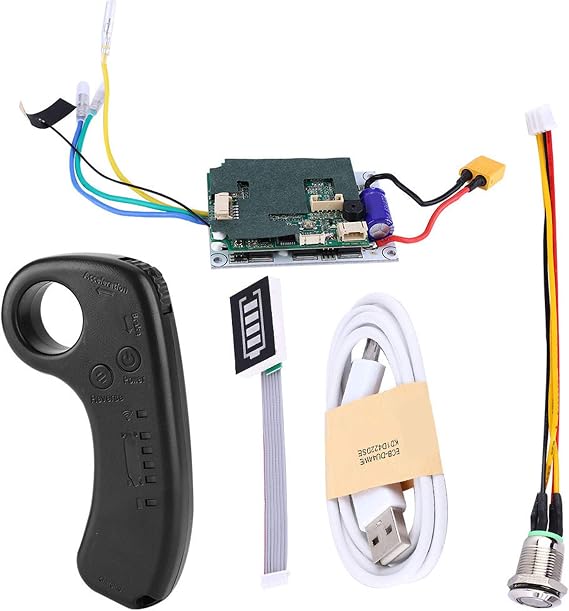 Electric Skateboard ESC Kit, 10S 36V Single Drive ESC Substitute Control Mainboard with Remote for DIY Electric Skateboard Longboard