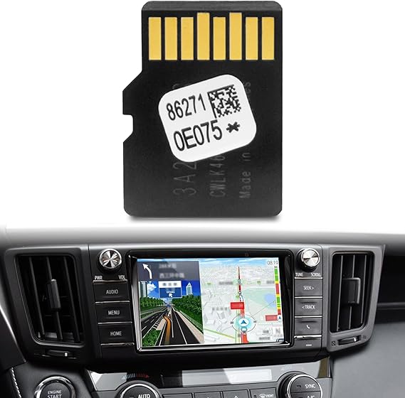 Car Navigation SD Card, 86271-0E075 US and Canada Maps Micro SD Card for Upgrading Your Car GPS Navigation System, Accessories Compatible with Toyota 4Runner RAV4 Tundra.