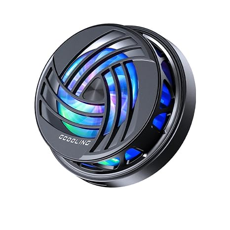 Cell Phone Cooler, Convenient Magnetic Cell Phone Cooler, Rechargeable Cooling Fan for Gameplay, Watching Videos, Live Streaming, Smartphone