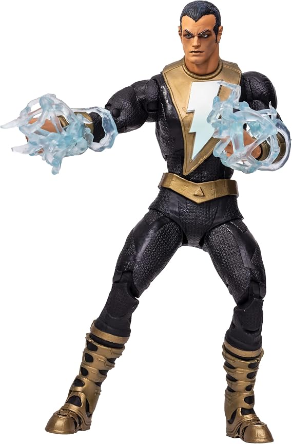 McFarlane Toys, 7-Inch DC Endless Winter Black Adam Action Figure with 22 Moving Parts, Collectible DC Figure with Unique Collectible Character Card – Ages 12+