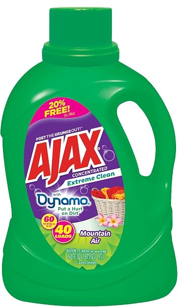 AJAXX36 Extreme Clean Liquid Laundry Detergent 1770ml, Green